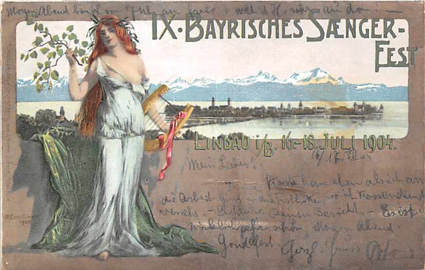 Lindau, IX Bayerisches Sängerfest 1904