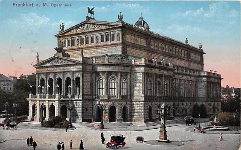 Frankfurt a.M., Opernhaus, Oldtimer
