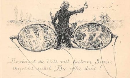 Kunstwart Nr.197, H. Volkert, Die rosige Brille