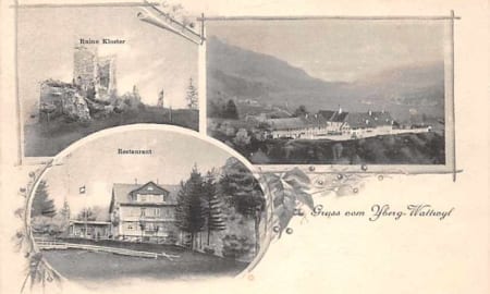 Wattwil, Iberg, Ruine Kloster, Restaurant
