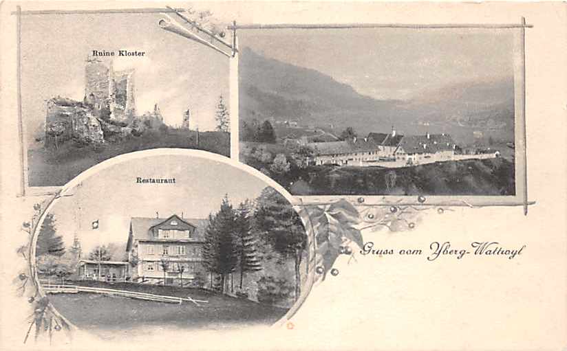 Wattwil, Iberg, Ruine Kloster, Restaurant