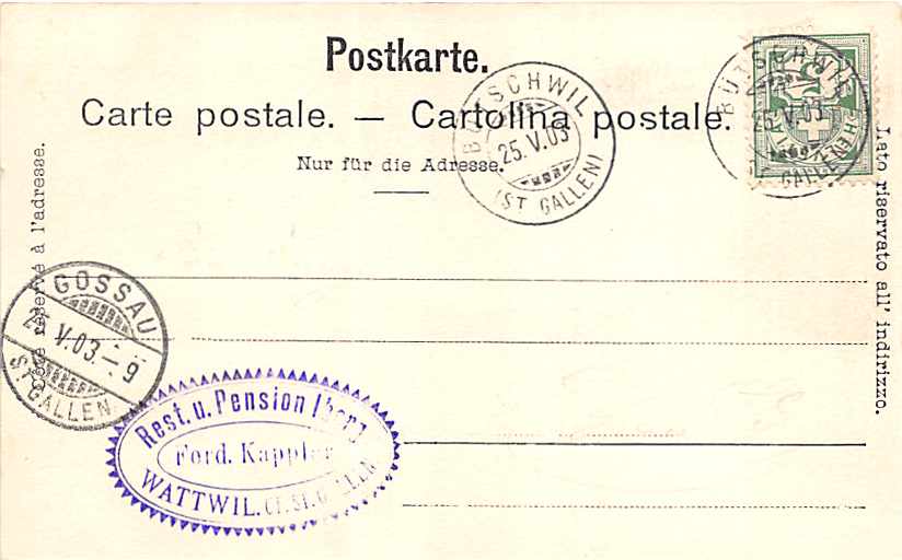 Wattwil, Iberg, Ruine Kloster, Restaurant