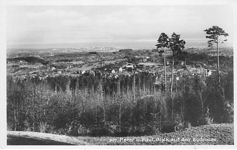 St.Gallen, Wildpark Peter & Paul, Blick auf Bodensee