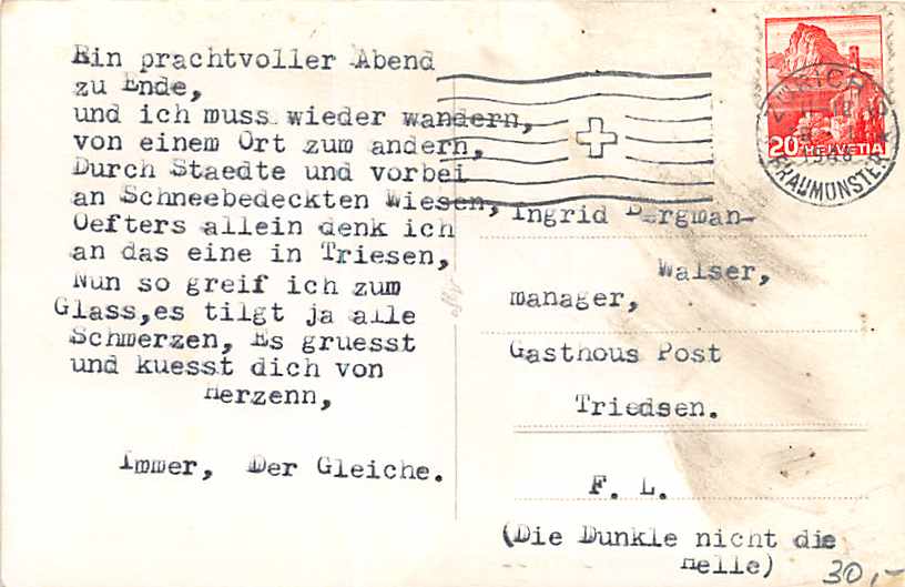 Gommiswald, Blick gegen Glarneralpen