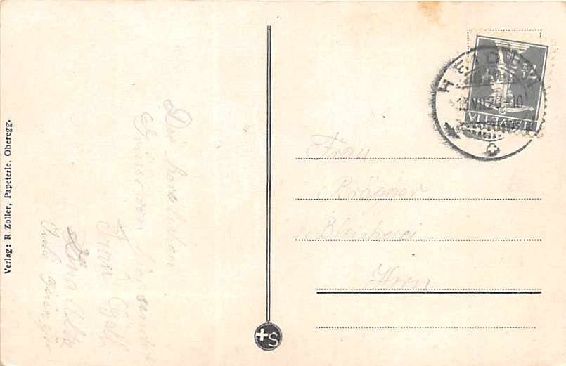 Oberegg, Gruss von St.Anton, Gasthof Rössle