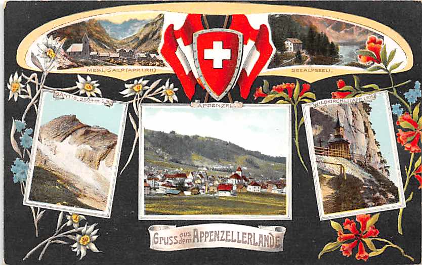 Appenzellerland, Meglisalp, Seealpsee, Wildkirchli