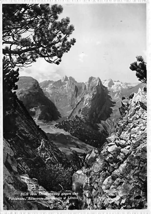 Staubernweg, Fählensee, Altmann, Hundstein