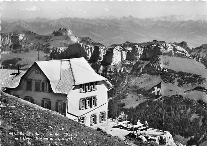 Schäfler, Berggasthaus, Hoher Kasten, Alpsiegel