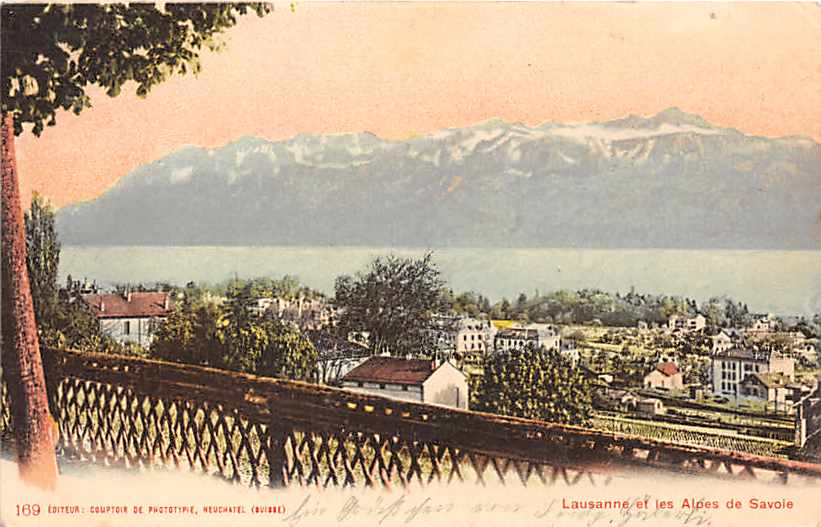 Lausanne, et les Alpes de Savoie