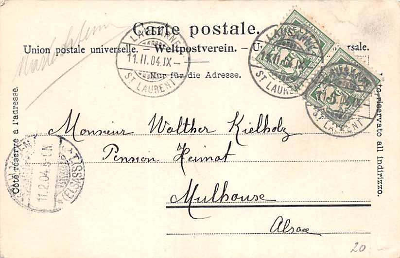 Lausanne, Avenue du Theatre, Tram, belebt