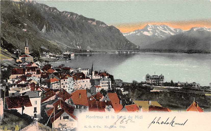 Montreux, et la Dent du Midi