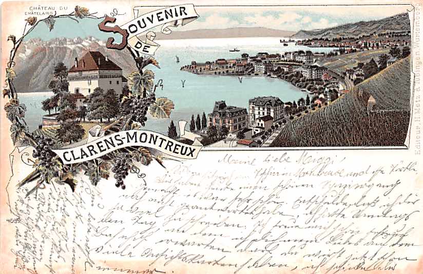 Clarens Montreux, Lithokarte
