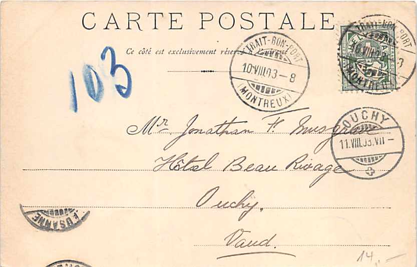 Montreux, Mondschein