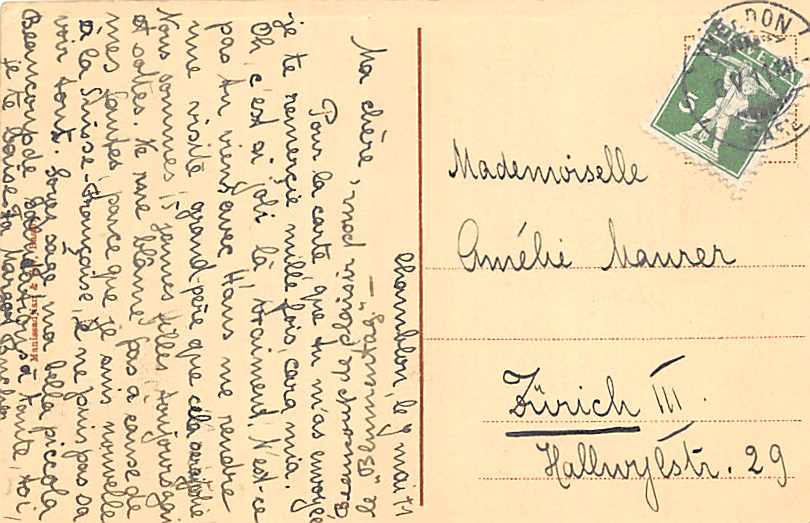 Chamblon-Yverdon, Mädchenpensionat