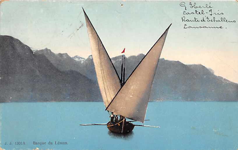 Lac Leman, Barque