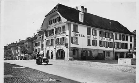 Avenches, Hotel de la Couronne, Seitenwagen