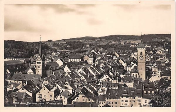 Schaffhausen, vom Munot aus