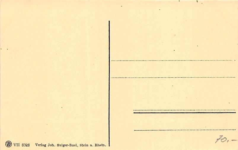 Stein am Rhein, bemalte Häuser, Kutsche