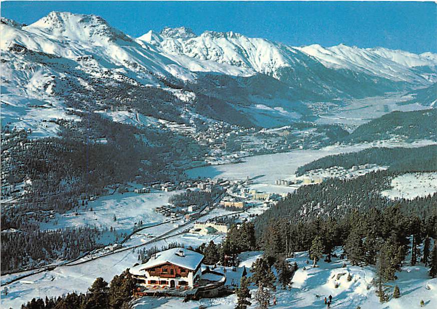 GR - St.Moritz, Bergrestaurant Hahnensee