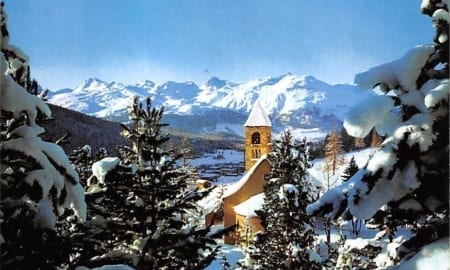 GR - Pontresina, Kirche Sta.Maria