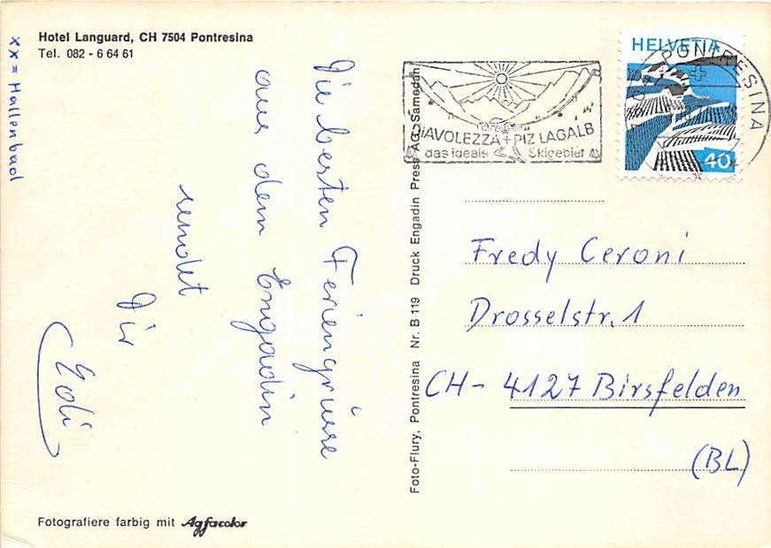 GR - Pontresina, Hotel Languard