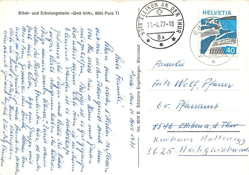 TI - Pura, Bibel- und Erholungsheim Gott hilft