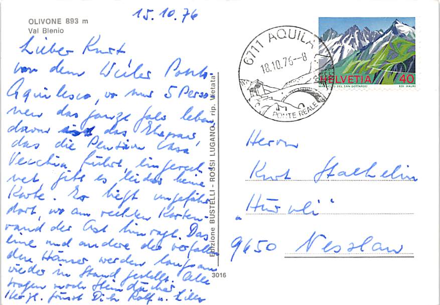 TI - Olivone, Val Blenio