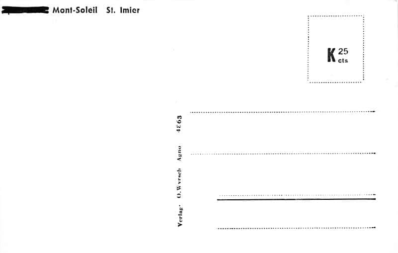 St.Imier, Mont Soleil