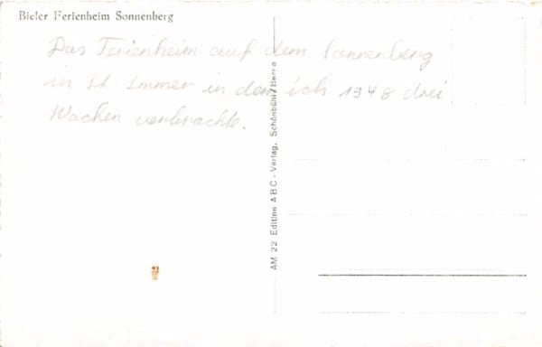 St.Imier, Bieler Ferienheim, Sonnenberg