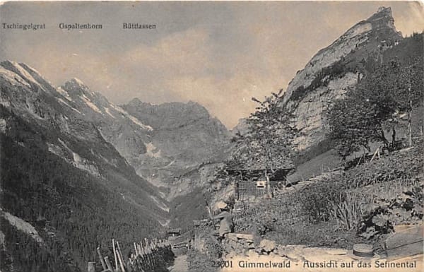 Gimmelwald, Aussicht auf das Sefiental