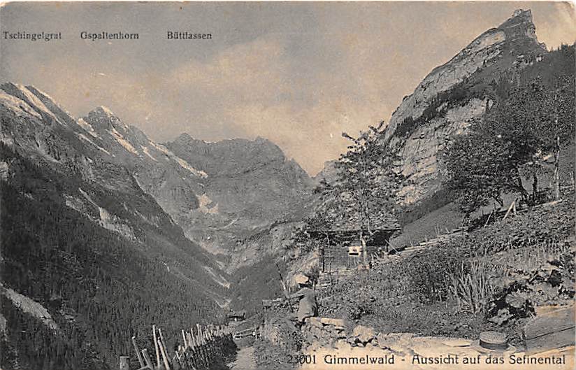 Gimmelwald, Aussicht auf das Sefiental