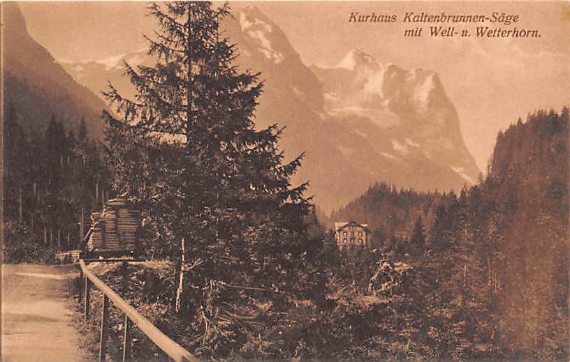 Kaltenbrunnen-Säge, Kurhaus
