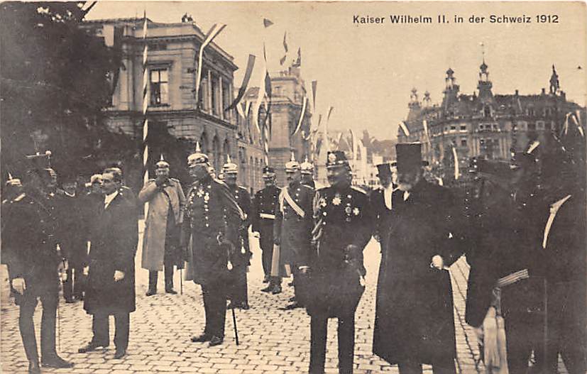 Kaiser Wilhelm II in der Schweiz 1912