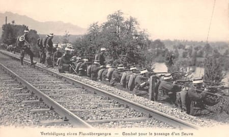 Verteidigung eines Flussübergangs