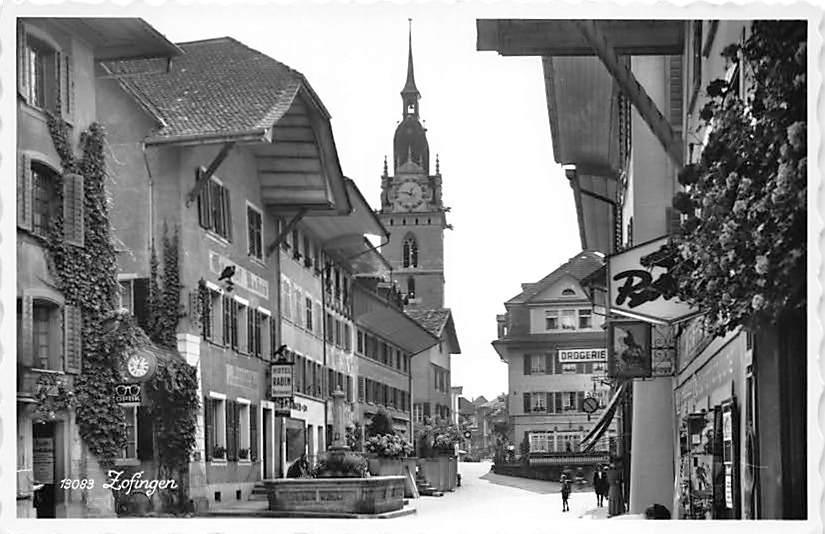 Zofingen, Drogerie, Hotel Raben