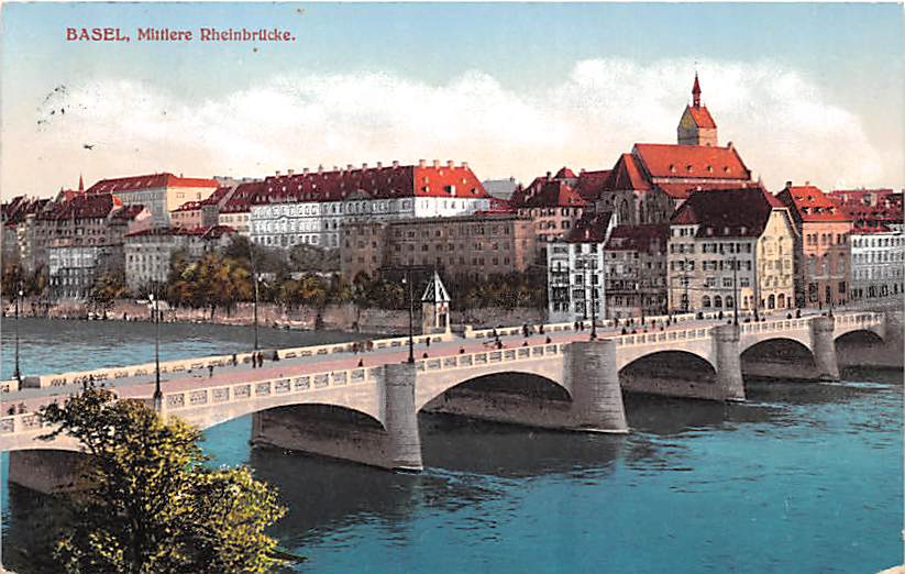 Basel, mittlere Rheinbrücke