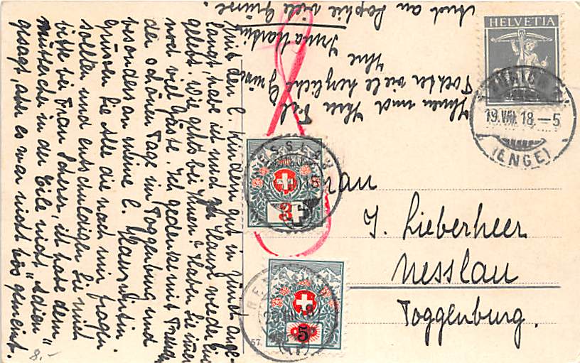 Zürich, Bahnhofbrücke und Landesmuseum