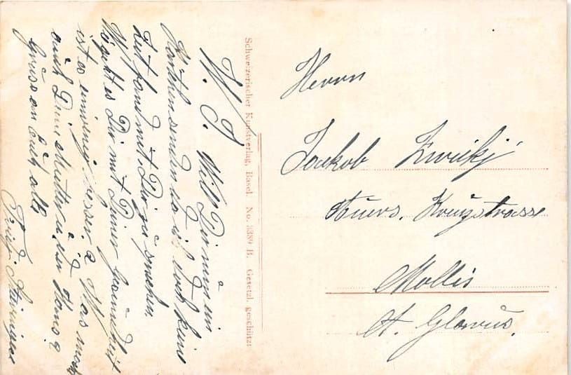 Zürich, Blick von der Quaibrücke