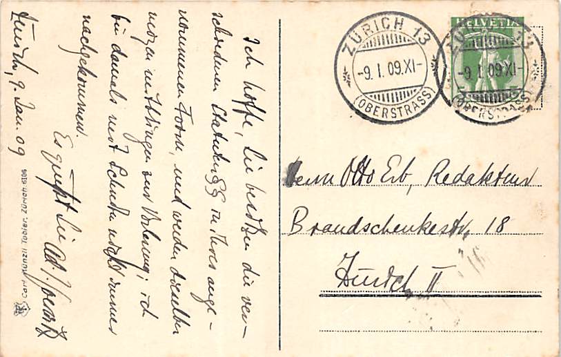 Zürich, in der Platzpromenade