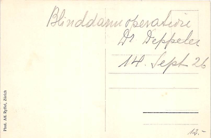 Zürich, Krankenasyl Neumünster, Oberes Haus