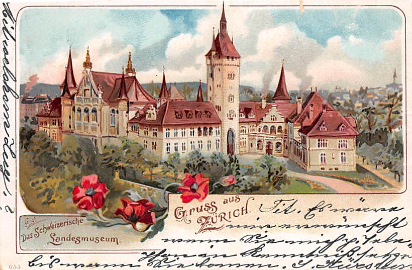 Zürich, Gruss aus Zürich, Landesmuseum