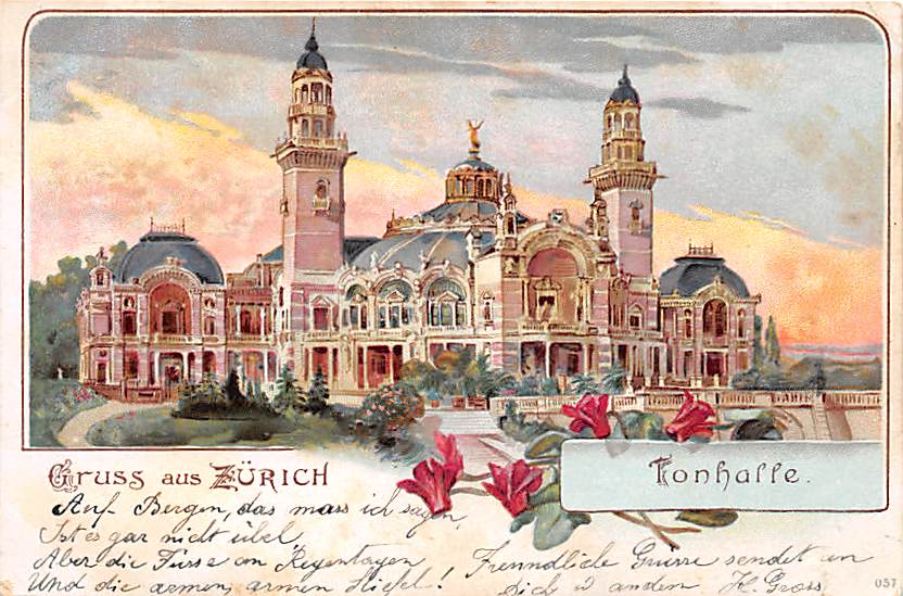 Zürich, Gruss aus Zürich, Tonhalle