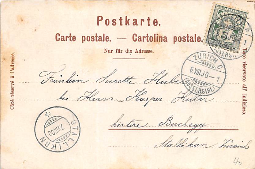 Zürich, Gruss aus Zürich, Tonhalle