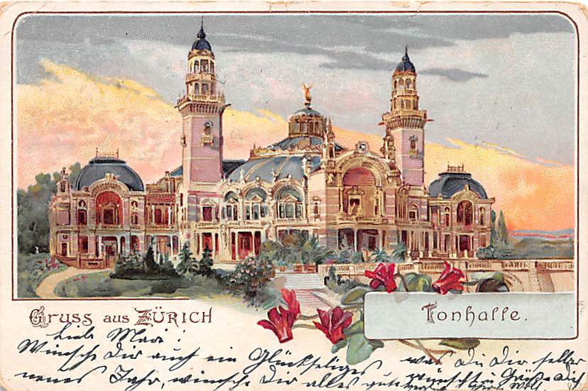 Zürich, Gruss aus Zürich, Tonhalle