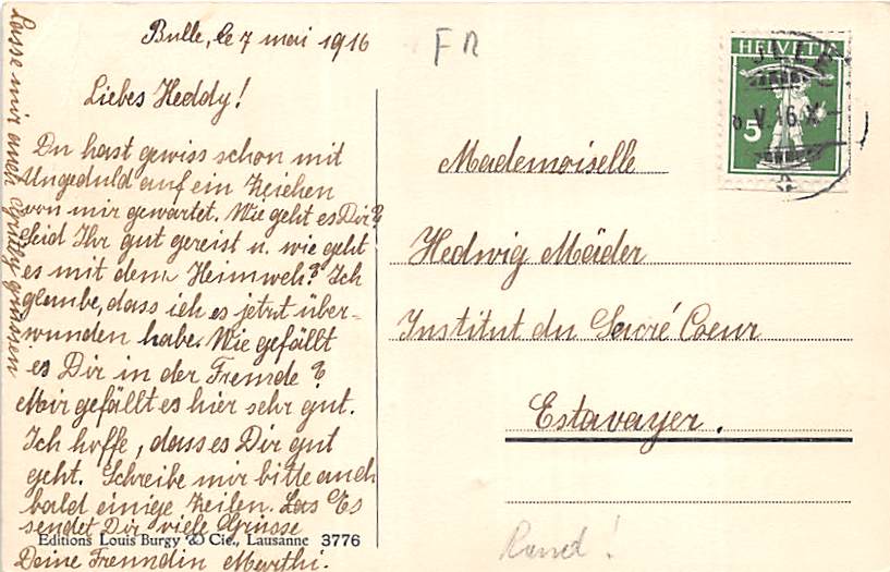 Bulle, Institut de Ste-Croix