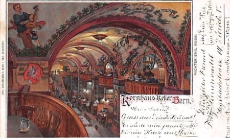 Bern, Kornhauskeller, Pächter Emil Rubin