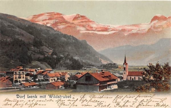 Lenk, Dorf mit Wildstrubel