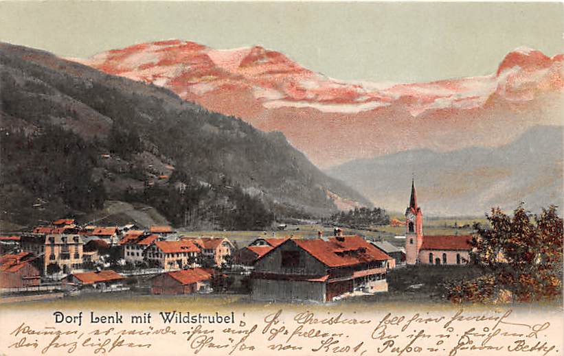 Lenk, Dorf mit Wildstrubel