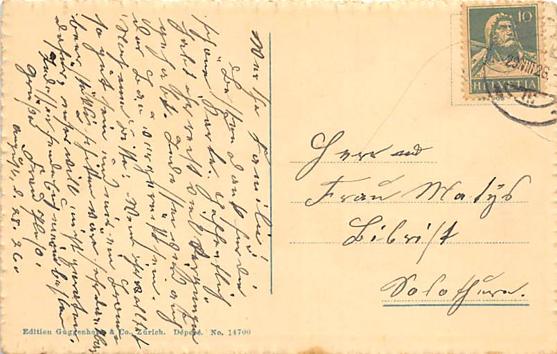 Langenthal, Tuberkulosen Pavillon