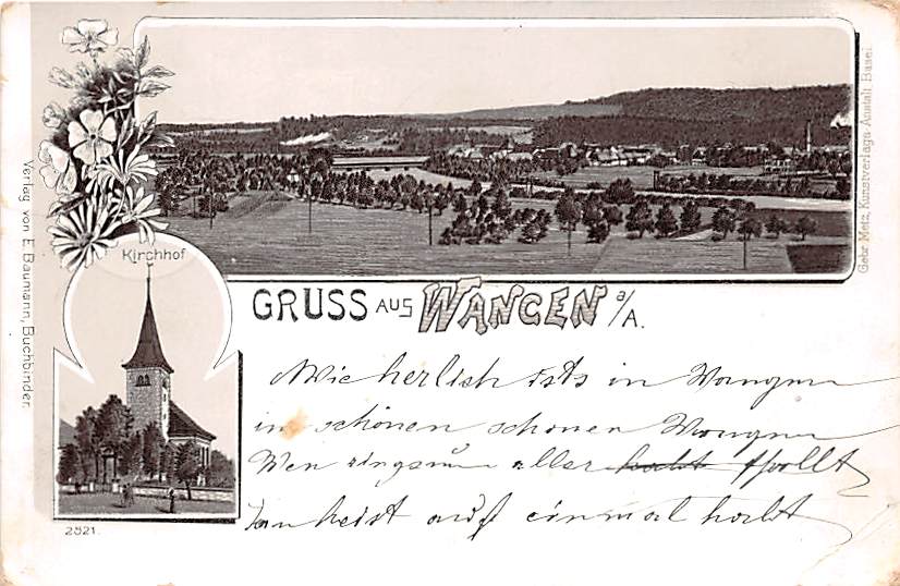 Wangen, Gruss aus Wangen, Kirchhof